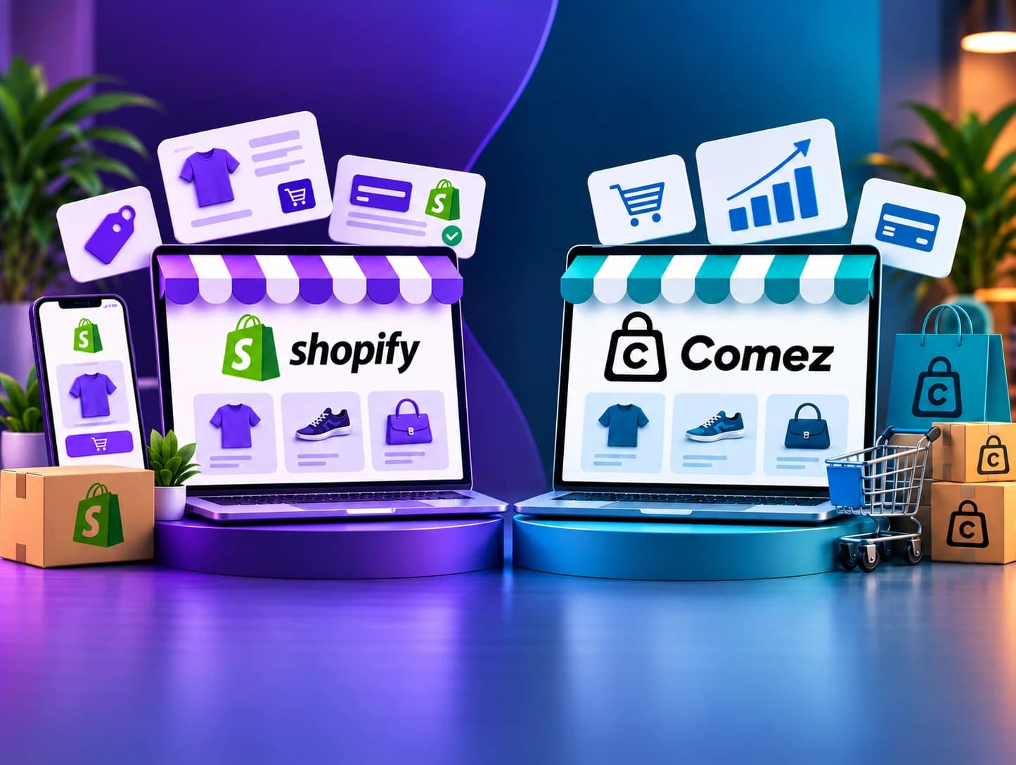 Shopify vs Comez: The Best E-Commerce Platform for India?