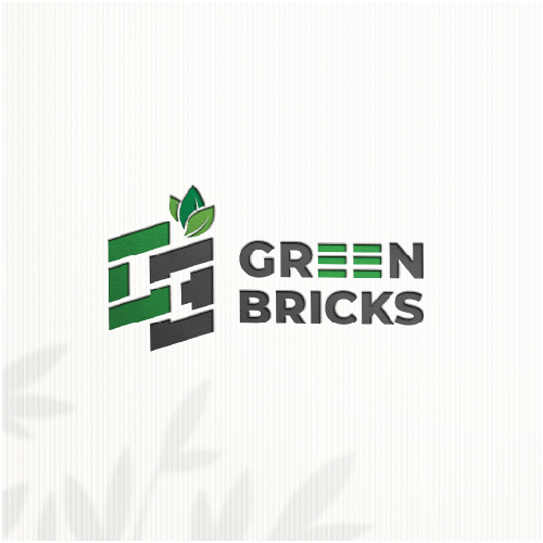 Green Bricks, Green Bricks Logo,logo,freelogo,erode,erode360,nutz,nutzerode,logodesinger,digitalillustration,illustration,vcarddesign,tamilnadu